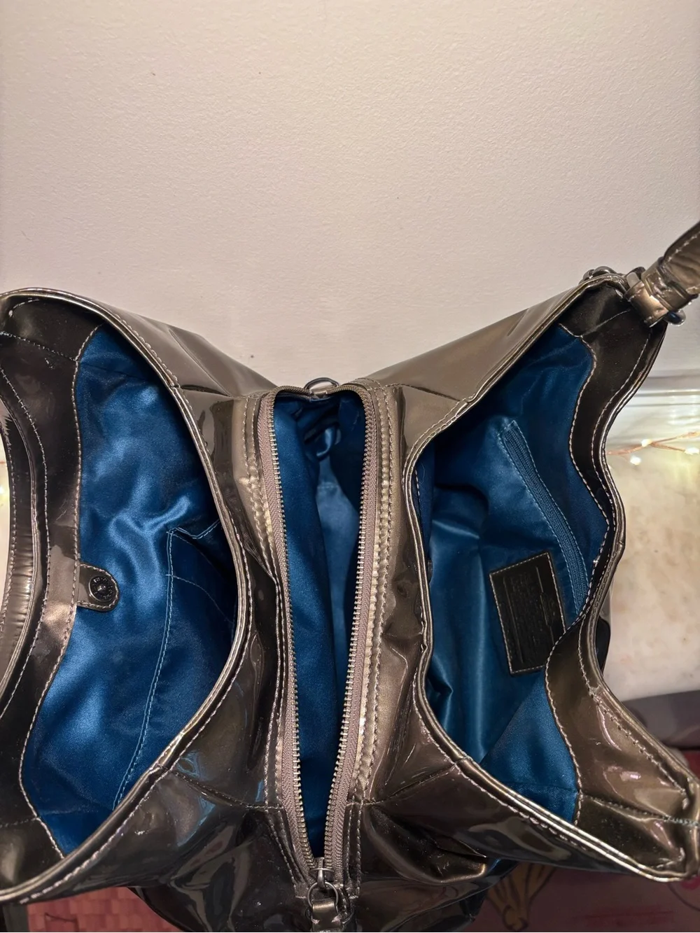 Coach 2000s Madison Maggie Patent Leather Hobo